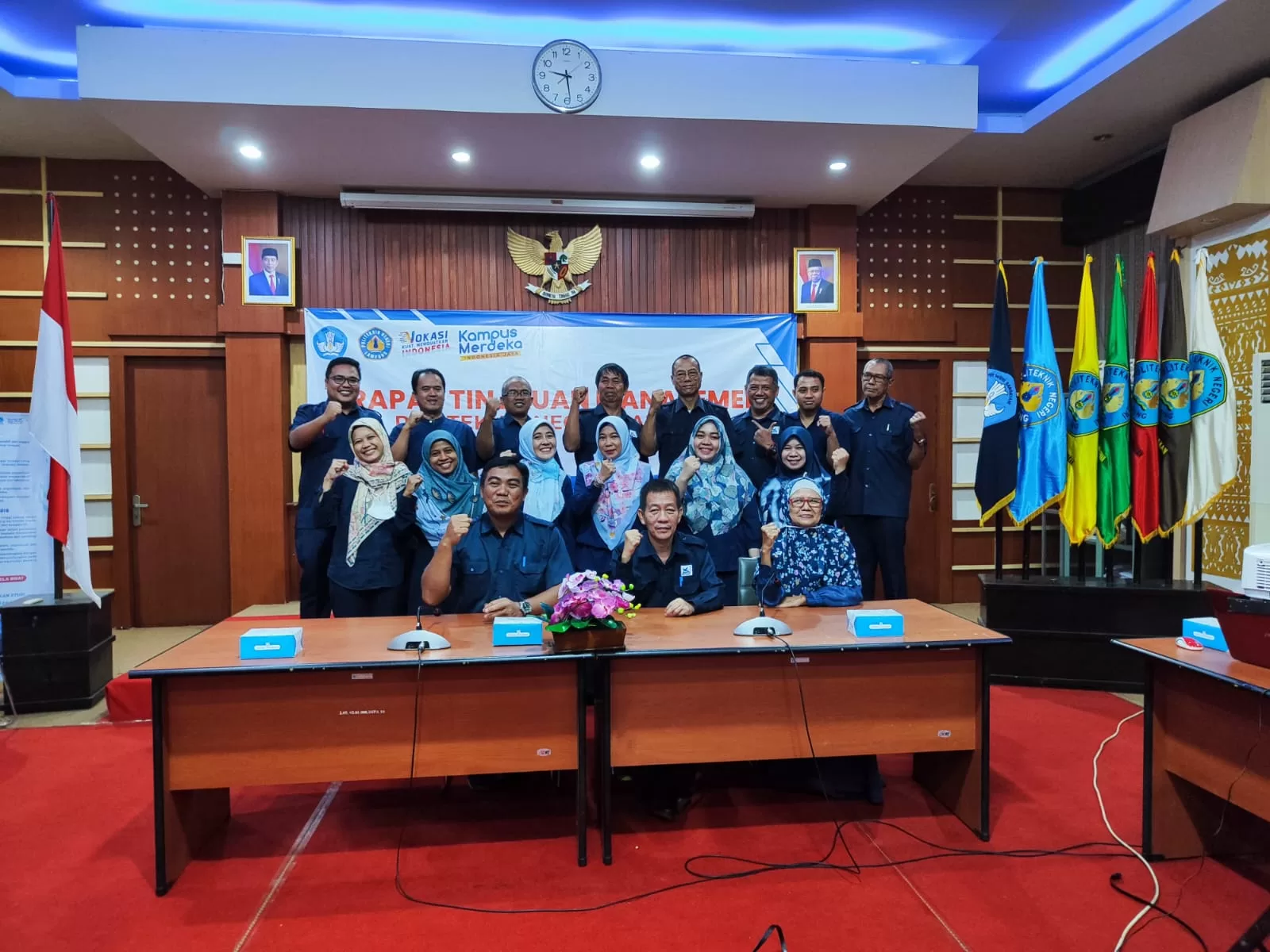 UPT Puskom Hadiri Rapat Tinjauan Manajemen dalam Peningkatan Layanan Civitas Akademika Polinela